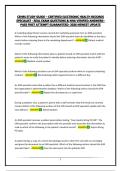 CEHRS STUDY GUIDE &ndash; CERTIFIED ELECTRONIC HEALTH RECORDS SPECIALIST - REAL EXAM QUESTIONS & NHA VERIFIED ANSWERS&ndash; PASS FIRST ATTEMPT GUARANTEED- 2026 NEWEST UPDATE