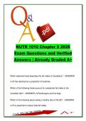 NUTR1010 Chapter 5 Exam 220 Questions Lipids Cholesterol Fat Metabolism Study Guide 2026