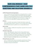 NURS 5366 MODULE 1 QUIZ COMPREHENSIVE STUDY GUIDE 2026 FULL QUESTIONS AND SOLUTIONS GRADED A&plus;