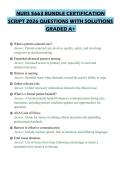 NURS 5663 BUNDLE CERTIFICATION SCRIPT 2026 QUESTIONS WITH SOLUTIONS GRADED A&plus;
