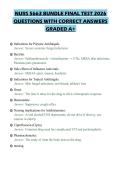 NURS 5663 BUNDLE FINAL TEST 2026 QUESTIONS WITH CORRECT ANSWERS GRADED A&plus;