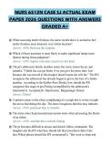 NURS 6512N CASE SJ ACTUAL EXAM PAPER 2026 QUESTIONS WITH ANSWERS GRADED A&plus;