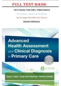 Test Bank for Advanced Health Assessment & Clinical Diagnosis in Primary Care 6th Edition by Dains &vert; Exam Questions & Answers