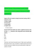 CNOR Exam 2 Questions with 100&percnt; Correct Answers Latest Versions 2026 Graded A&plus;