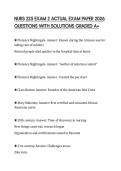 NURS 225 EXAM 2 ACTUAL EXAM PAPER 2026 QUESTIONS WITH SOLUTIONS GRADED A&plus;
