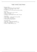 High School Complete Study Notes &ndash; Math&comma; English&comma; Science & Social Studies