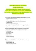 ESCO Light Commercial Refrigeration   &lpar;Refrigeration Systems&rpar;   Comprehensive Resource To Help You Ace 2026-2027  Includes Frequently Tested Questions With ELABORATED  100&percnt; Correct COMPLETE SOLUTIONS Guaranteed Pass First  Attempt&excl;&excl; Current Update&excl;&excl; 