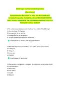 ESCO Light Commercial Refrigeration  &lpar;Excellence&rpar;   Comprehensive Resource To Help You Ace 2026-2027  Includes Frequently Tested Questions With ELABORATED  100&percnt; Correct COMPLETE SOLUTIONS Guaranteed Pass First  Attempt&excl;&excl; Current Update&excl;&excl; 