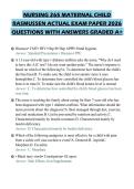 NURS-6512N BOARD EVALUATION 2026 GUARANTEED PASS ANSWERS GRADED A&plus;