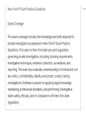 New York PI Exam Practice Questions ACTUAL EXAM LATEST UPDATE THIS YEAR QUESTIONS AN DETAILED ANSWERS&lowbar;compressed