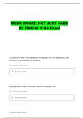 HRIR 3021 EXAM 1 QUESTIONS AND CORRECT ANSWERS