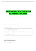 HRIR 3021 FINAL EXAM QUESTIONS AND CORRECT ANSWERS