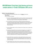 WGU D080 Module 3 Study Guide &vert; Study Questions and Answers complete solutions &vert; A&plus; Graded &vert; 2026 Updates &vert; 100&percnt; correct