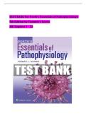 Test Bank for Porth's Essentials of Pathophysiology&comma; 5th Edition by Tommie L&period; Norris &vert; Complete Chapters 1-52 &vert; Questions & Answers with NCLEX&reg;-Style Clinical Rationales &vert; Nursing & Pathophysiology Exam Prep