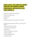 OMVIC ACTUAL TEST PAPER 2026 EXPERT QUESTIONS AND VERIFIED ANSWERS PROFESSIONAL PREPARATION STUDY GUIDE GRADED A&plus;