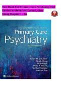 Test Bank for Primary Care Psychiatry&comma; 2nd Edition by Robert M&period; McCarron & Glen L&period; Xiong &vert; Chapters 1-26 &vert; Questions & Answers with Clinical Rationales &vert; Collaborative Care&comma; DSM-5&comma; Psychopharmacology &vert; PMHNP&comma; FNP & Primary Care Exam Prep