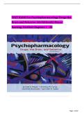 Test Bank for Psychopharmacology&colon; Drugs&comma; the Brain&comma; and Behavior&comma; 4th Edition by Jerrold S&period; Meyer&comma; Andrew M&period; Farrar&comma; Dominik Biezonski & Jennifer R&period; Yates &vert; Chapters 1-20 &vert; NCLEX&reg;-Style Questions & Clinical Rationales &vert; Neuroscience&comma; Psychology & Nursing 