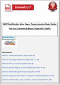 NCEP Certification Main Exam&colon; Comprehensive Study Guide&comma; Practice Questions & Exam Preparation Toolkit&vert; rationales included