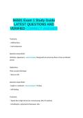 N6501 Exam 1 Study Guide LATEST QUESTIONS AND VERIFIED CORRECT ANSWER&period;
