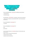 NURS 6501 Advanced Pathophysiology Exam -2 QUESTIONS AND VRIFIED CORRECT ANSWERS&period;