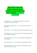 NURS 6501 Final Exam LATEST QUESTIONS AND VERIFIED CORRECT ANSWERS&period;
