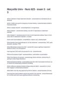 Maryville Univ - Nurs 623 - exam 3 - set 3  Questions and Answers Fully Solved