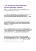 CLFP - Financial and Tax Accounting Exam  questions and answers Graded A&plus; 