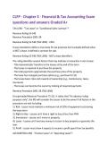 CLFP - Chapter 3 - Financial & Tax Accounting Exam  questions and answers Graded A&plus;