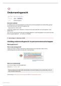 Samenvatting Ondernemingsrecht &lpar;colleges 1 t&sol;m 7&rpar; &ndash; volledig uitgewerkt