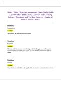 WGU D665 &mdash; Learner Development & Science of Learning Objective Assessment &vert; OA V1 and V2 &vert; Actual Questions and Answers &vert;UPDATED 2026