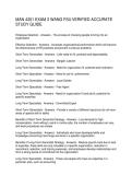 MAN 4301 EXAM 2 WANG FSU VERIFIED ACCURATE STUDY GUIDE