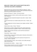 MAN 4301 EXAM 2 MR&period; BLASS QUESTIONS WITH VERIFIED ACCURATE ANSWERS