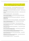 CBT Exam Questions with all Correct & 100&percnt; Verified Answers &vert;Actual Complete Exam &vert;Already Graded A&plus;