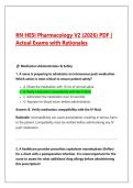 RN HESI EXIT EXAM Version 1 &lpar;V1&rpar;and &lpar;v2&rpar; &ndash; All 160 Questions & Answers&excl;&excl; &lpar;Actual Screenshots from exam 2023 A&plus;&rpar;