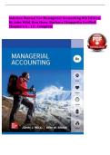 Solution Manual for Managerial Accounting&comma; 8th Edition by John J&period; Wild&comma; Ken W&period; Shaw & Barbara Chiappetta &vert; Chapters 1-13 &vert; Step-by-Step Solutions &vert; Cost Accounting&comma; CVP Analysis&comma; Budgeting&comma; Performance Evaluation &vert; CPA & CMA Exam Prep 