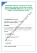AACN ACNPC-AG Certification PSI Proctored Exam Complete Questions Adult -Gerontology Acute Care Nurse Practitioner Certification AACN ACNPC-AG Exam Review with Answers and Rationales &vert; 100&percnt; Pass Guaranteed &vert; Graded A&plus;