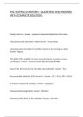 PSG TESTING 2 MIDTERM - QUESTIONS AND ANSWERS WITH COMPLETE SOLUTION&period;