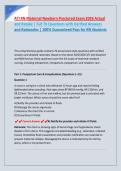 All ATI RN Maternal & Newborn Nursing Final Exam &vert; Latest 2026 Updated Proctored Exam Test Bank 