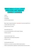 NR606 Midterm Exam LATEST QUESTIONS AND VERIFIED CORRECT ANSWERS&period;