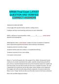 NR606 Final Exam LATEST QUESTION AND VERIFIED CORRECT ANSWERS&period;