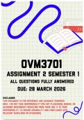 OVM3701 Assignment 2 Semester 1 Memo &vert; Due 28 March 2026