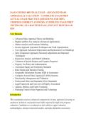 IAAO COURSE 400 FINAL EXAM &ndash; ADVANCED MASS  APPRAISAL & VALUATION &ndash; COMPLETE EXAM PREP  ACTUAL EXAM PRACTICE QUESTIONS AND 100&percnt;  VERIFIED CORRECT ANSWERS &vert; COMPLETE EXAM PREP  TEST BANK &vert; GUARANTEED PASS &vert; INSTANT DOWNLOAD  PDF 