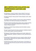 ABCG CERTIFICATION EVALUATION 2026 COMPREHENSIVE QUESTIONS AND SOLUTIONS