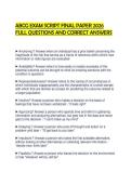 ABCG EXAM SCRIPT FINAL PAPER 2026 FULL QUESTIONS AND CORRECT ANSWERS
