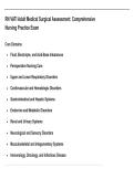RN VATI Adult Medical Surgical Assessment&colon; Comprehensive  Nursing Practice Exam