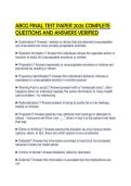 ABCG FINAL TEST PAPER 2026 COMPLETE QUESTIONS AND ANSWERS VERIFIED