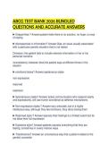 ABCG TEST BANK 2026 BUNDLED QUESTIONS AND ACCURATE ANSWERS