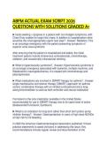 ABFM ACTUAL EXAM SCRIPT 2026 QUESTIONS WITH SOLUTIONS GRADED A&plus;