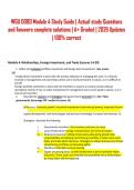 WGU D080 Module 4 Study Guide &vert; Actual study Questions and Answers complete solutions &vert; A&plus; Graded &vert; 2026 Updates &vert; 100&percnt; correct