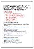 CHEM 1045 FINAL EXAM LATEST 2026 UPDATE  FAST REVIWED FROM ACTUAL TEST 100  QUESTIONS AND 100&percnt; VERIFIED ANSWERS&vert; A&plus;  GRADE Q&A &vert; INSTANT DOWNLOAD PDF